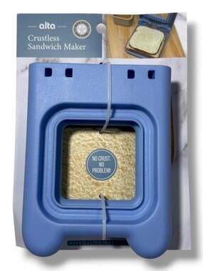 Alta Crustless Sandwich Maker Square Blue